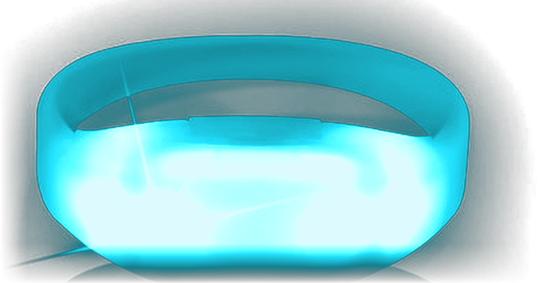 Bracelet LED Party LED Cyan