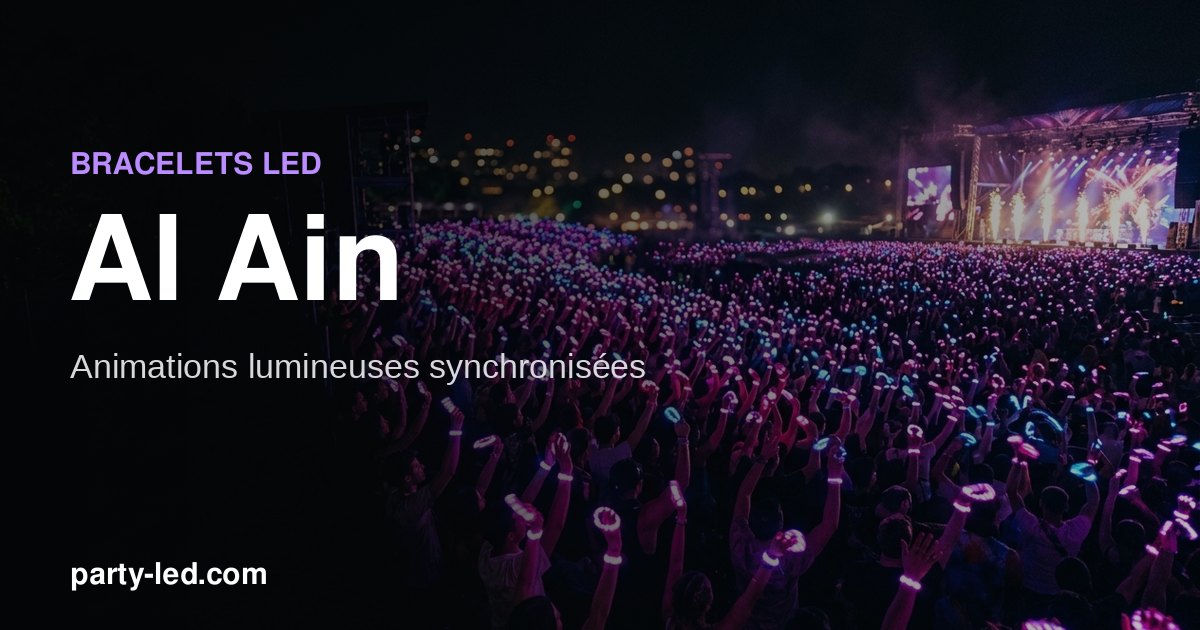 LED Wristbands for Events in Al Ain